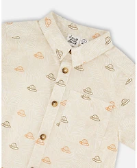 Deux par Deux Little Boys Poplin Shirt