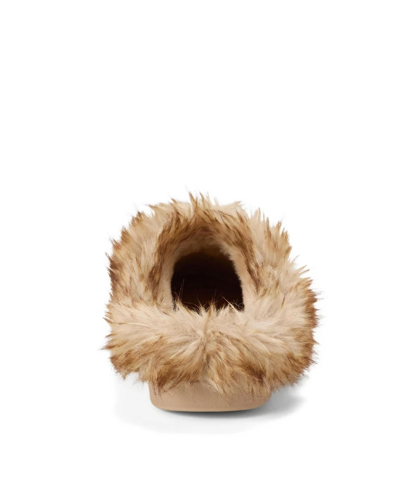 Dearfoams Women's Annabelle Pile Clog Slipper with Embellishment