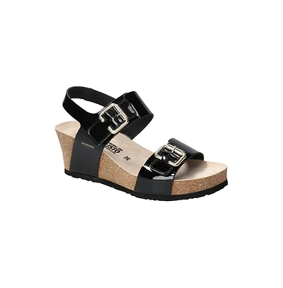Mephisto Women's Lissandra Platform Wedge Sandal Patent
