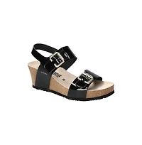 Mephisto Women's Lissandra Platform Wedge Sandal Patent