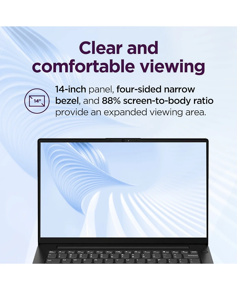 Lenovo V-Series V14 14" Traditional Laptop Intel Core i7 40GB Ram Intel Uhd Graphics 1TB Ssd Storage Windows 11 Home 60Hz - Black