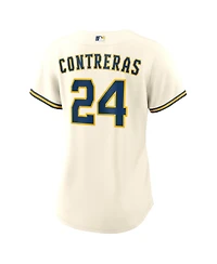 Nike Women's William Contreras Cream Milwaukee Brewers Home Replica Jersey