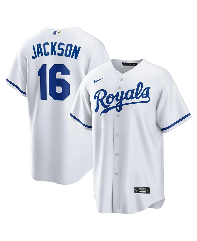 Nike Men's Bo Jackson White Kansas City Royals Home Retired Player Replica Jersey