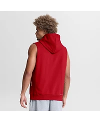 Nike Men's Red Philadelphia Phillies Authentic Collection Standard Issue Dri-fit Sleeveless Hoodie