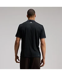 Nike Men's Black San Francisco Giants Authentic Collection Striped Victory Dri-fit Polo Shirt