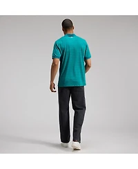 Nike Men's Teal Seattle Mariners Authentic Collection Striped Victory Dri-fit Polo Shirt