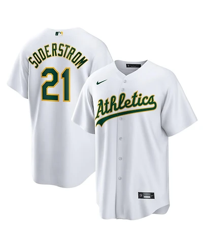 Nike Men's Tyler Soderstrom White Athletics Home Replica Jersey