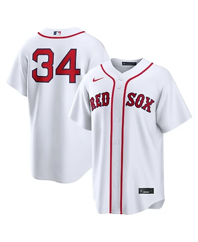 Nike Men's David Ortiz White Boston Red Sox Home Replica Jersey