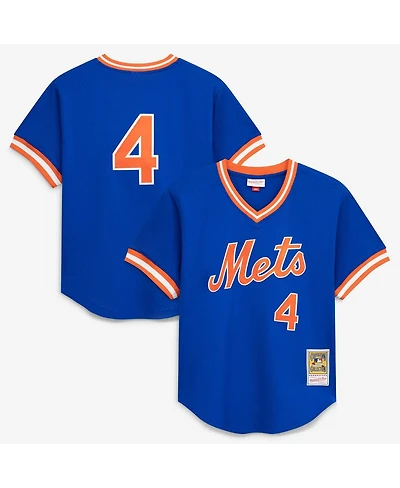 Mitchell & Ness Men's Lenny Dykstra Royal New York Mets Authentic Batting Practice Jersey