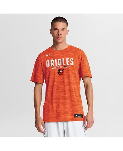 Nike Men's Orange Baltimore Orioles Authentic Collection Velocity Dri-fit T-Shirt