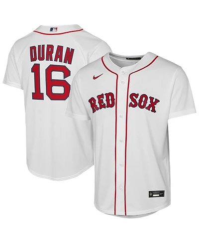 Nike Big Boys and Girls Jarren Duran White Boston Red Sox Home Replica Player Jersey