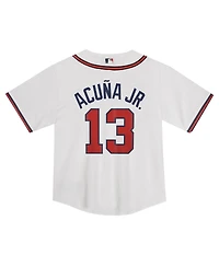 Nike Toddler Ronald Acuna Jr. White Atlanta Braves Game Jersey
