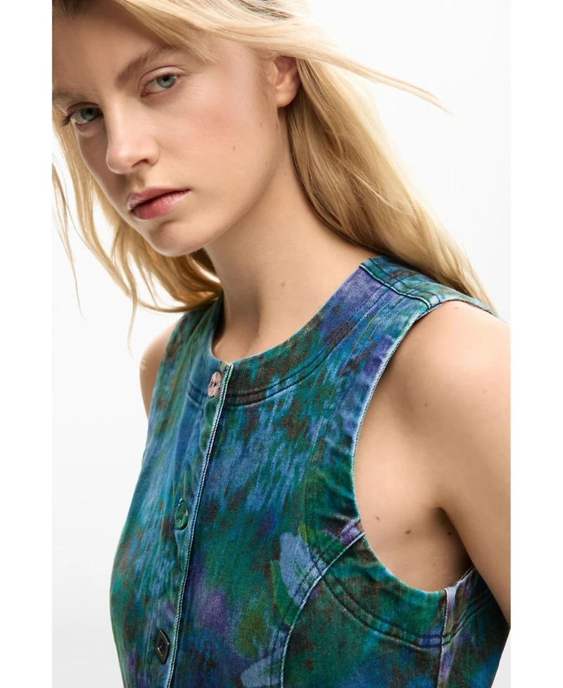 Desigual Women's Denim garden dress