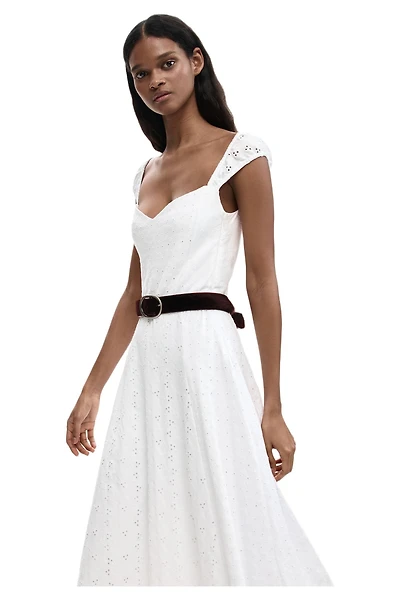 Desigual Women's Midi embroidered dress