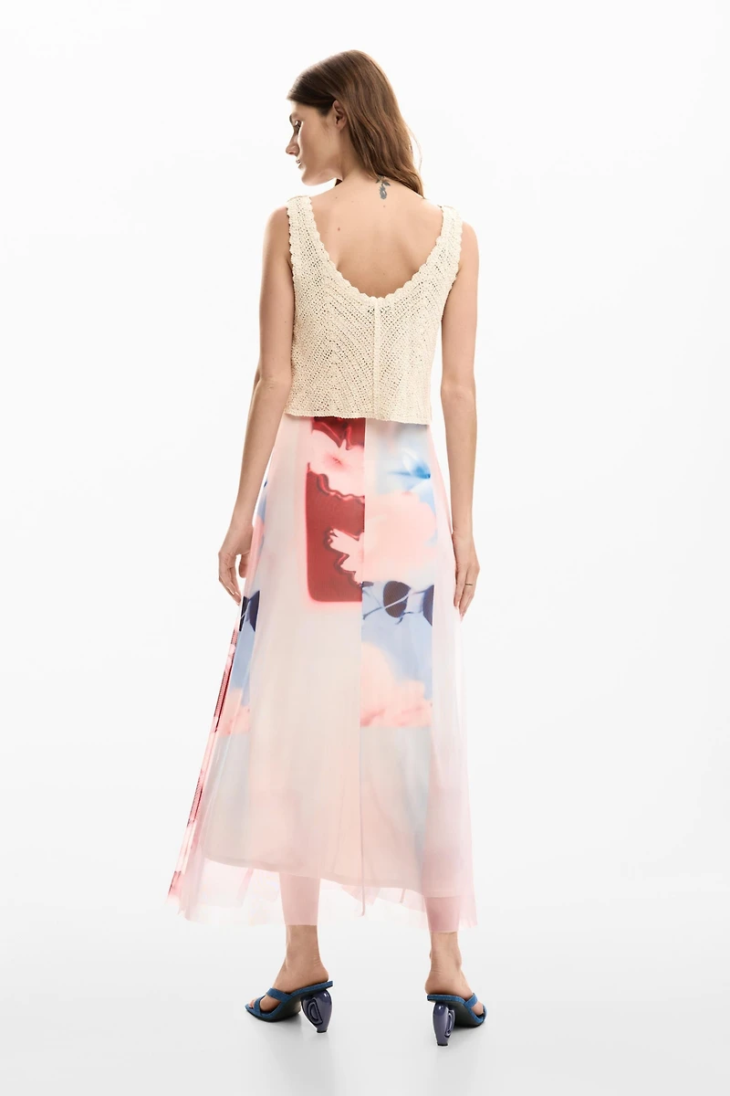 Desigual Women's Combined crochet dress