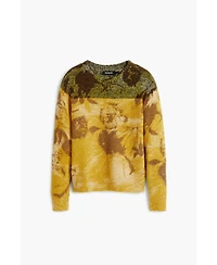 Desigual Women's Jacquard floral sweater
