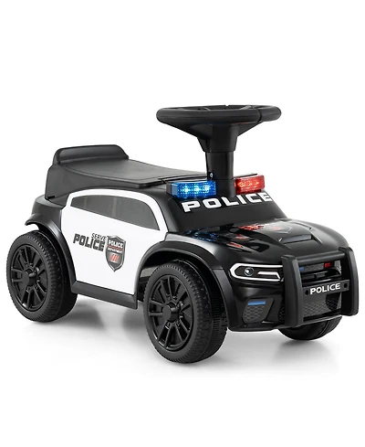 Slickblue Kids Ride On Sliding Car with Steering Wheel and Storage Compartment