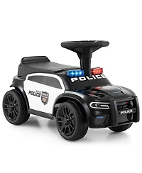 Slickblue Kids Ride On Sliding Car with Steering Wheel and Storage Compartment