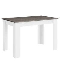 Gouun 47 in Rectangular Kitchen Dining Table for 4 with Anti-Scratch Foot Pads