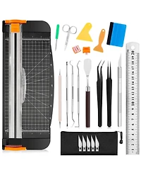 Gnuadz 23pcs Weeding Tools Vinyl Craft Set Paper Trimmer Scrapbooking Lettering Cardstock