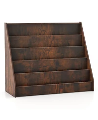 Gouun 5-Tier Front-Facing Kids Bookshelf with Deep Compartments, Montessori Style