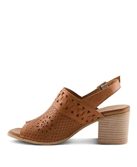 Spring Step Women s Sunela Slingback Sandal with Laser-cut Style and Comfort