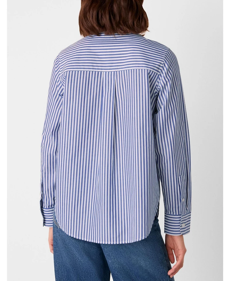 Whistles Women's Relaxed Fit Stripe Shirt