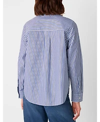 Whistles Women's Relaxed Fit Stripe Shirt