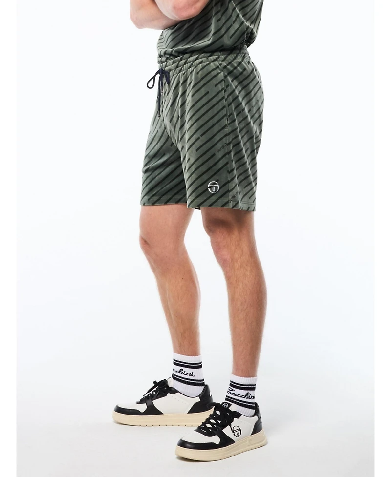 Sergio Tacchini Men's Obliquo Velour Short