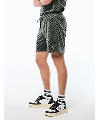 Sergio Tacchini Men's Obliquo Velour Short