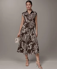 Donna Karan New York Women's Collared Neck Top