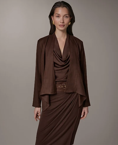 Donna Karan New York Women's Drape Front Jacket