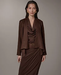 Donna Karan New York Women's Drape Front Jacket