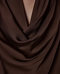 Donna Karan New York Women's Cowl Neck Top