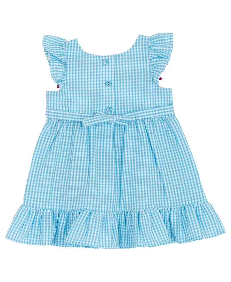 Rare Editions Baby Girls' Watermelon Applique Dress and Bloomer, 2-Piece Set