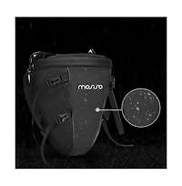 Aoligeijs Motorcycle Tail Bag Waterproof Rear Seat Storage with Shoulder Strap, 10L Motorbike Saddle for Travel Commuting Riding