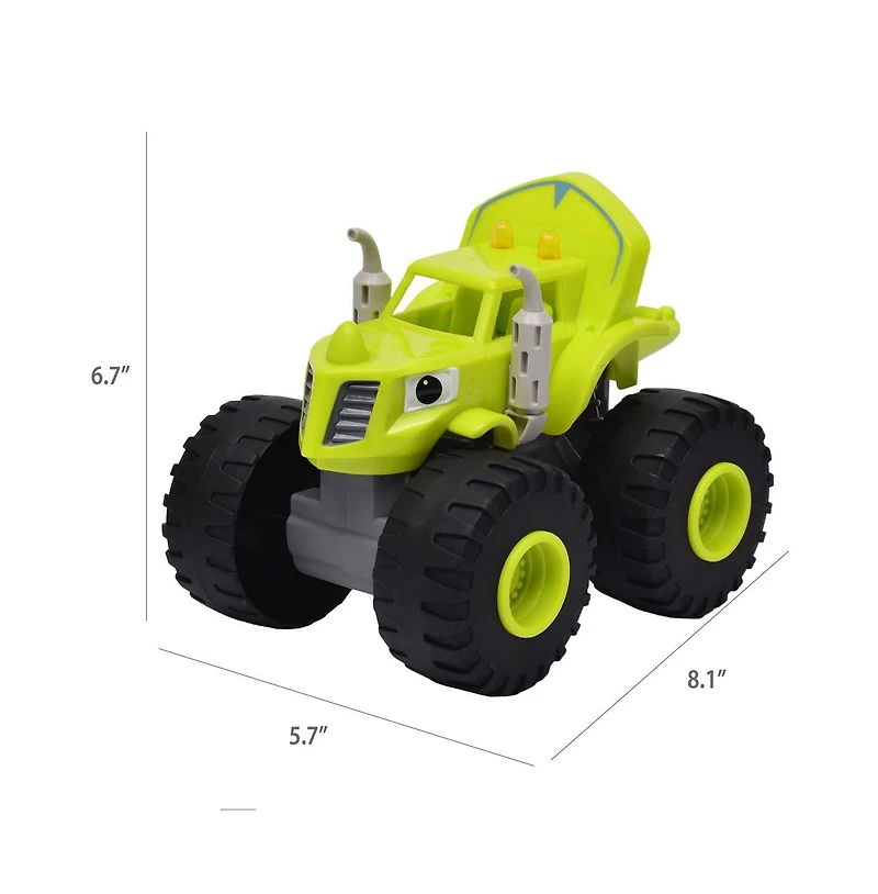 Legend Toys Blaze and Zeg 1:24 Scale Lights and Sounds Free Wheels 2-Pack