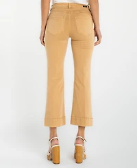 Liverpool Los Angeles Women's Mid-Rise Cropped Flare Leg Jeans