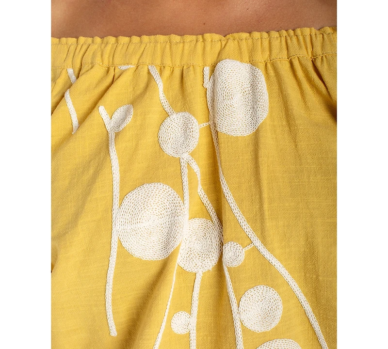 Liverpool Los Angeles Women's Printed Off-The-Shoulder Top