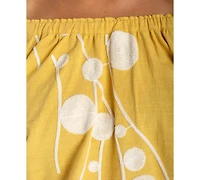 Liverpool Los Angeles Women's Printed Off-The-Shoulder Top