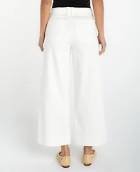 Liverpool Los Angeles Women's High-Rise Cropped Wide-Leg Pants