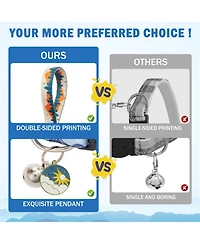Aronkl Breakaway Cat Collars with Bells Adjustable Safety Cute Pet Collars for Cats Kittens Puppies