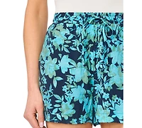 CeCe Women's Elastic Waist Pull-On Shorts