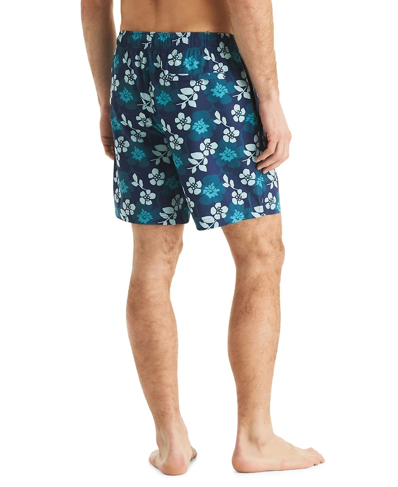 Nautica Men's Full Elastic Boxer Liner Swim Shorts