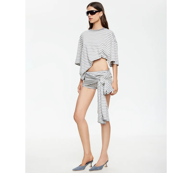 Lioness Women's Striped Crewneck T-Shirt