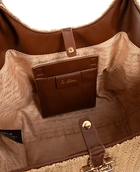 Sam Edelman Irina Large Raffia Tote Handbag
