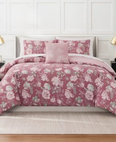 Nine West Shilo Floral Bed In A Bag Comforter Set