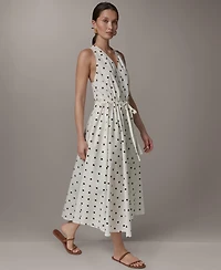 Donna Karan Weekend Women's Button-Front Midi Dress