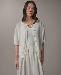 Donna Karan Weekend Women's Crewneck Cardigan