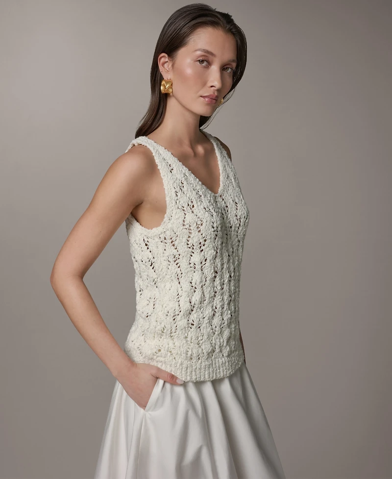 Donna Karan Weekend Women's Double V-Neck Tank Top
